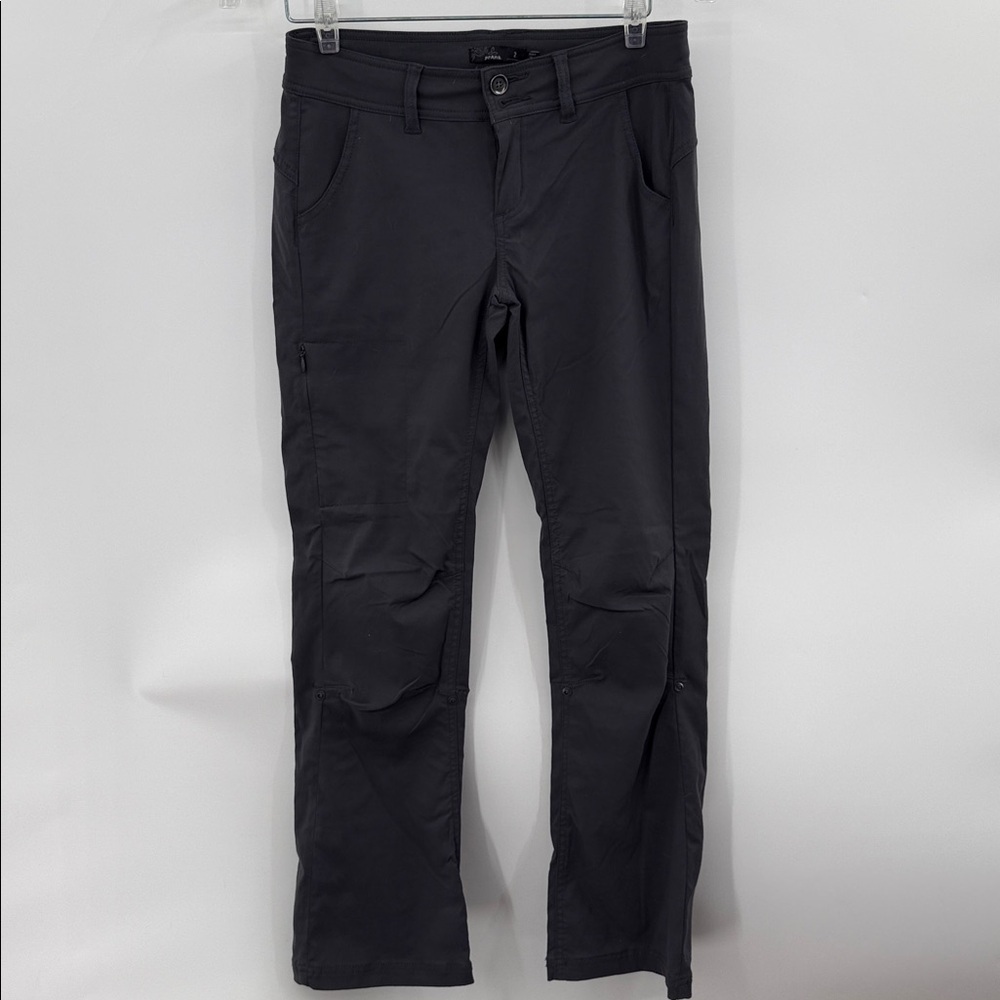 Prana Women’s Gray Pants Convert to Capris Size 2